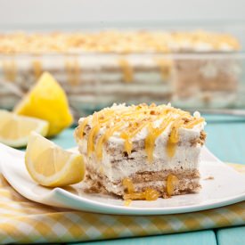 Lemon Icebox No Bake Cake