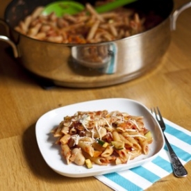 White Bean and Vegetable Pasta