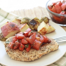 Baked Chicken Bruschetta