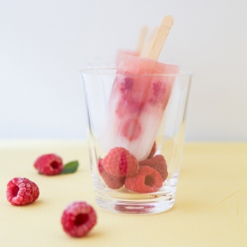 Raspberry Lemonade Popsicles