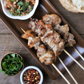 Thai Grilled Pork Skewers