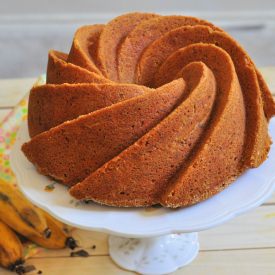 Banana Walnut Bundt Cake