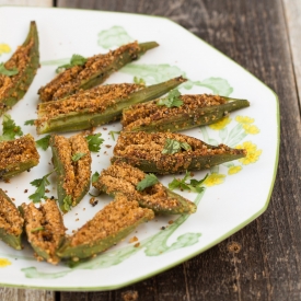 Stuffed Okra (Vendakkai)