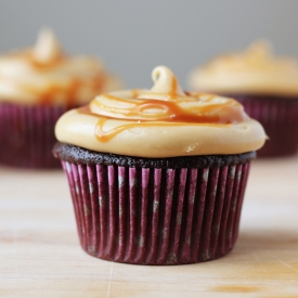 Chocolate Salted Caramel Cupcakes