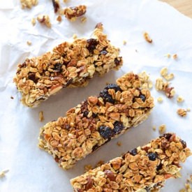 Almond Cranberry Granola Bars