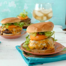 Stuffed Taco Burgers