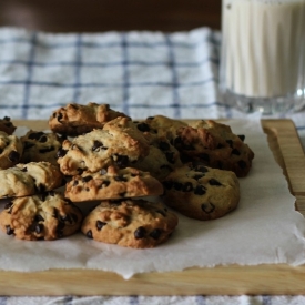 Crispy, Chewy Chocolate Chip Cookies