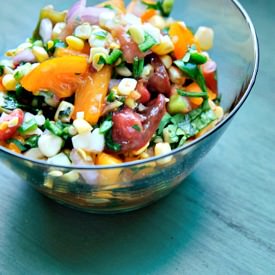 Fresh Salsa with Heirloom Tomatoes