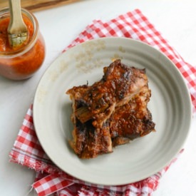 Pork Ribs Pina Colada BBQ Sauce