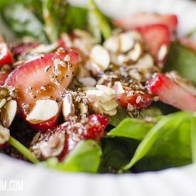 Strawberry Spinach Salad