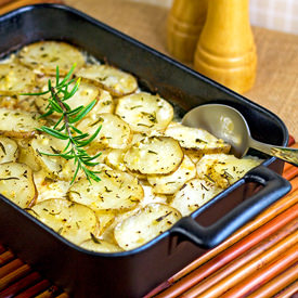 Two-Cheese Scalloped Potatoes