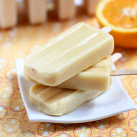 Orange Creamsicle Pops