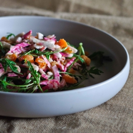 Raw Beet & Mandarin Salad