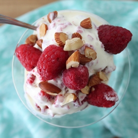 White Chocolate Raspberry Ice Cream