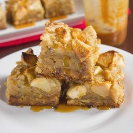 Caramel Apple Blondies