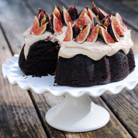 Chocolate Bundt with Figs