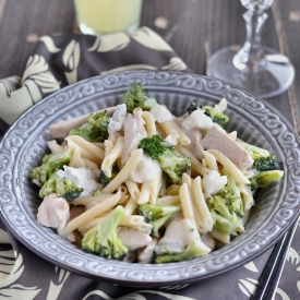 Penne with Chicken Broccoli and Cheese