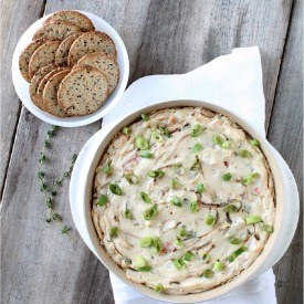 Warm Crab Dip with Caramelized Onion