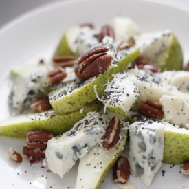 Roquefort Pecan Pear Salad