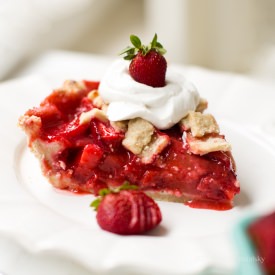 Strawberry-Peach Pie