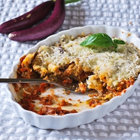 Eggplant Parmesan For One