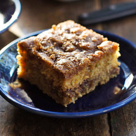 Cinnamon Sugar Zucchini Coffee Cake