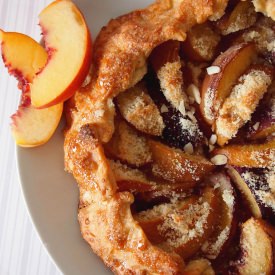 Peach Almond Galette