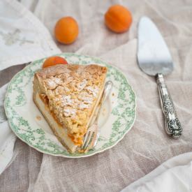 Crumb Apricot Cheesecake