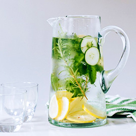 Cucumber Herb Infused Water