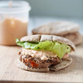 Red Pepper Turkey Burgers