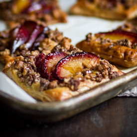 Pluot Puff Pastries