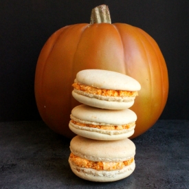 Pumpkin Spice Latte Macarons