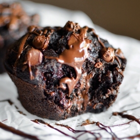 Healthy Fudge Muffins