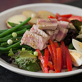 Grilled Yellowfin Tuna Salad