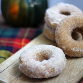 Vegan Sugar & Spice Pumpkin Donuts