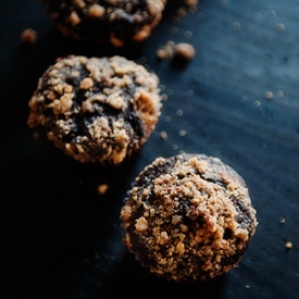 Chocolate Coffee Toffee Muffins