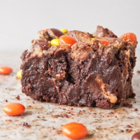 Triple Chocolate PB Brownies