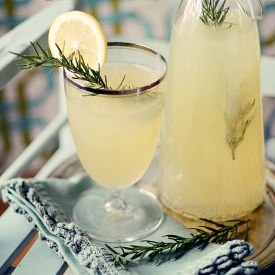 Sparkling Rosemary Lemonade