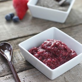 Triple Berry Chia Pudding