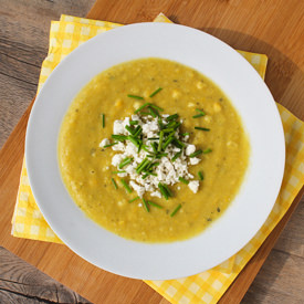 Summer Squash & Corn Soup