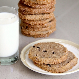 Rye Blueberry Cookies