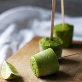 Lime Mango Popsicles