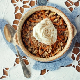 Baked Fruit and Carrot Oatmeal