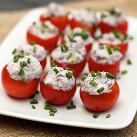 Goat Cheese Stuffed Tomatoes