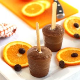 Chocolate Orange Fudge Pops