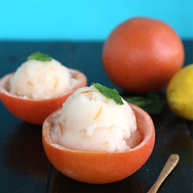 Pink Grapefruit Sorbet