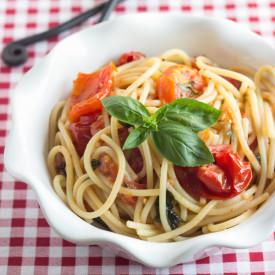 Spaghetti with Roasted Tomatoes