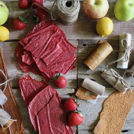 Apple, Pear, Berry Fruit Leathers