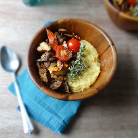 Polenta & Balsamic Wild Mushrooms