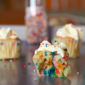 Mini Funfetti Cupcakes